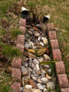 French Drain French Drain in yard