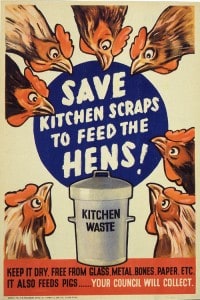 save kitchen scraps poster