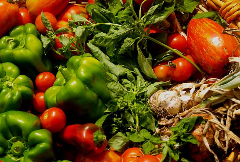 sweet peppers hot peppers