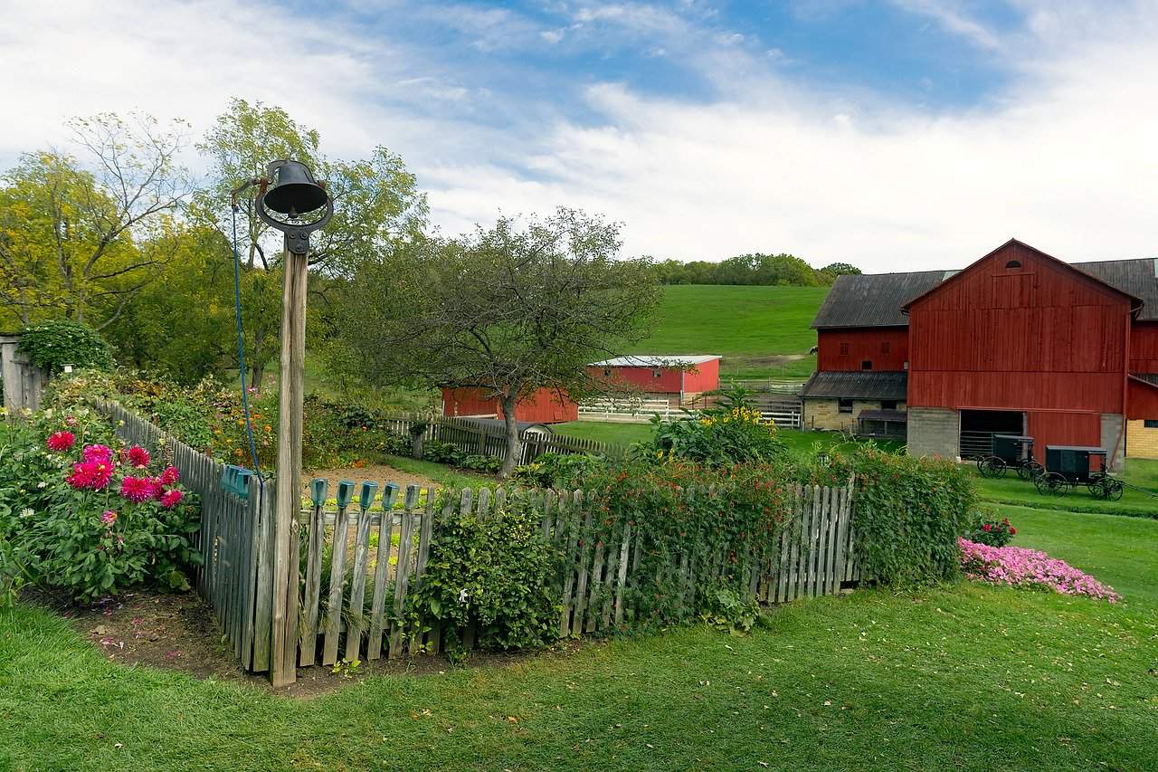 jardín amish