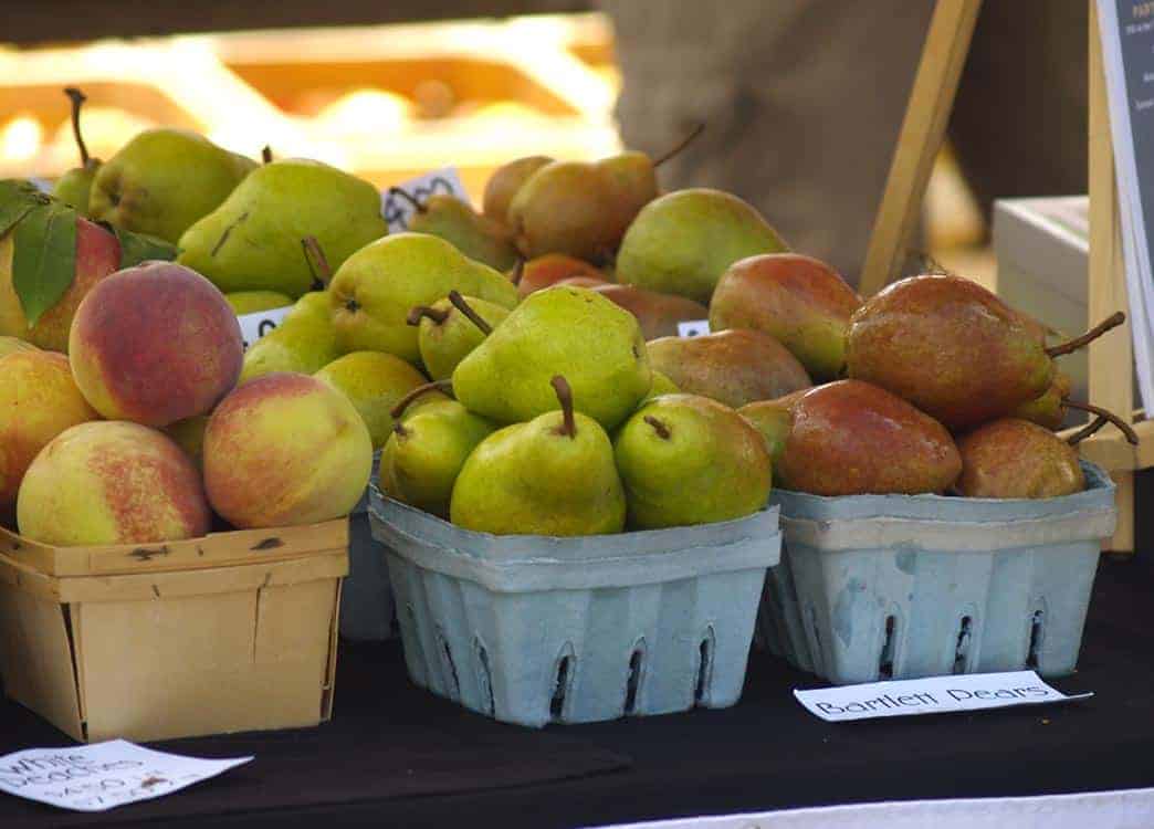 pears and peaches