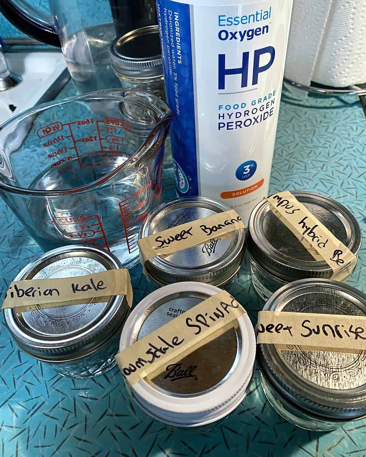 hydrogen peroxide seed soak