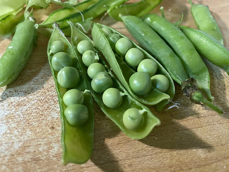 shelled peas
