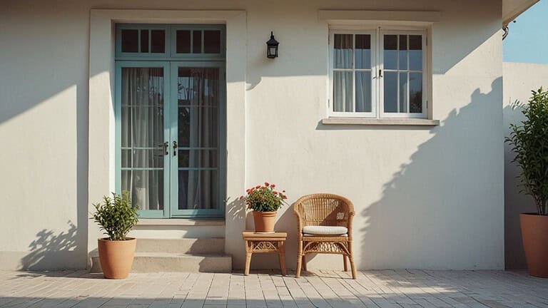Classic home exterior design front porch