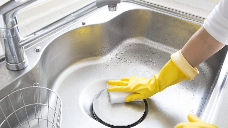 10 Fast & Easy Hacks for a Sparkling Clean Sink and Countertops
