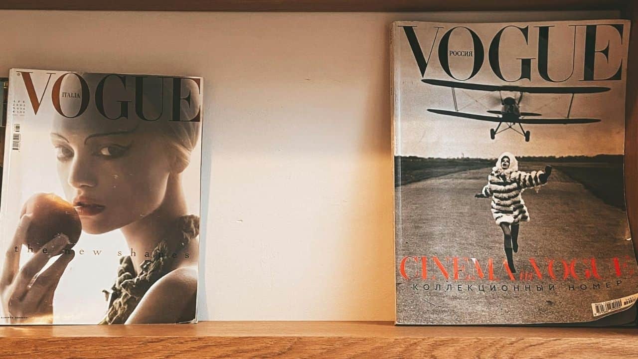 Signed Vintage Vogue Magazines