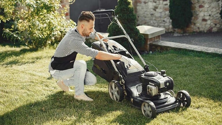 lawn mower deck cleaning