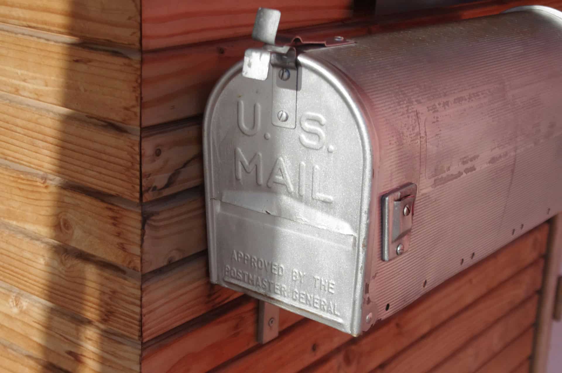 mail bin for sorting letters 