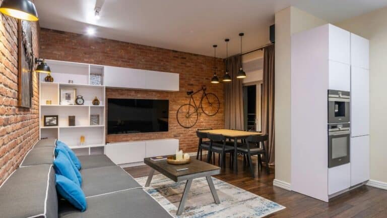 rug placed too close to kitchen entry