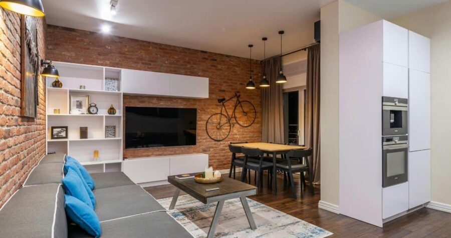 rug placed too close to kitchen entry