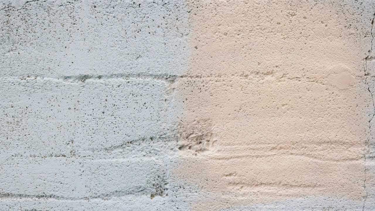 streaky paint finish