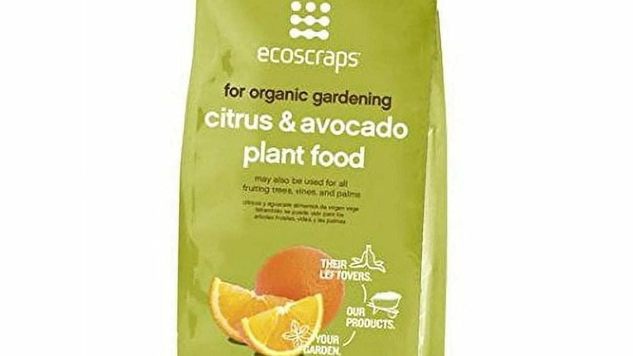 A container of EcoScraps Compost Accelerator