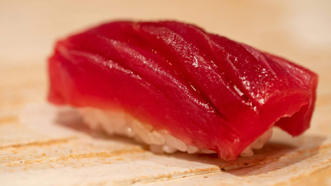 Bluefin tuna sushi