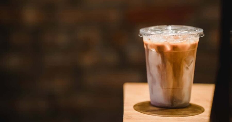 Disposable Cup with Coffee