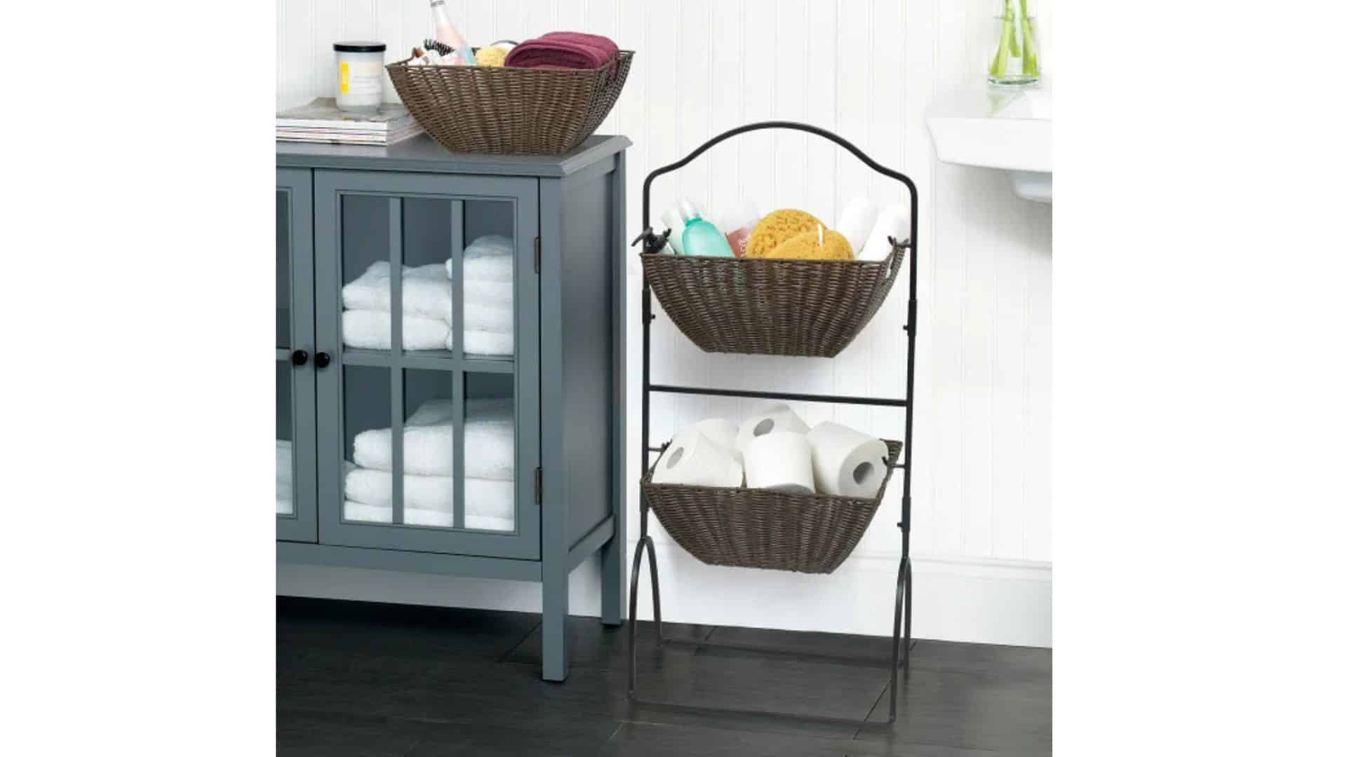 Gourmet Basics by Mikasa 2-Tier Metal Basket
