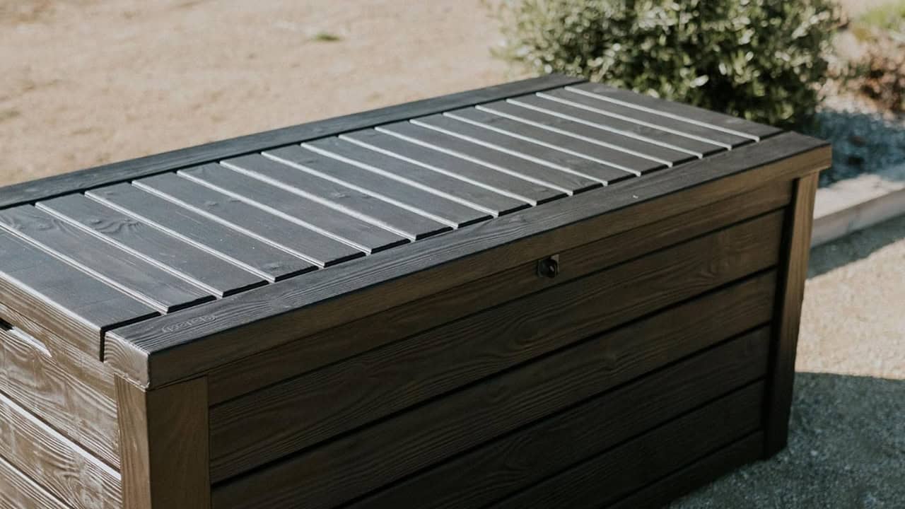 Keter Westwood Plastic Deck Storage Container Box