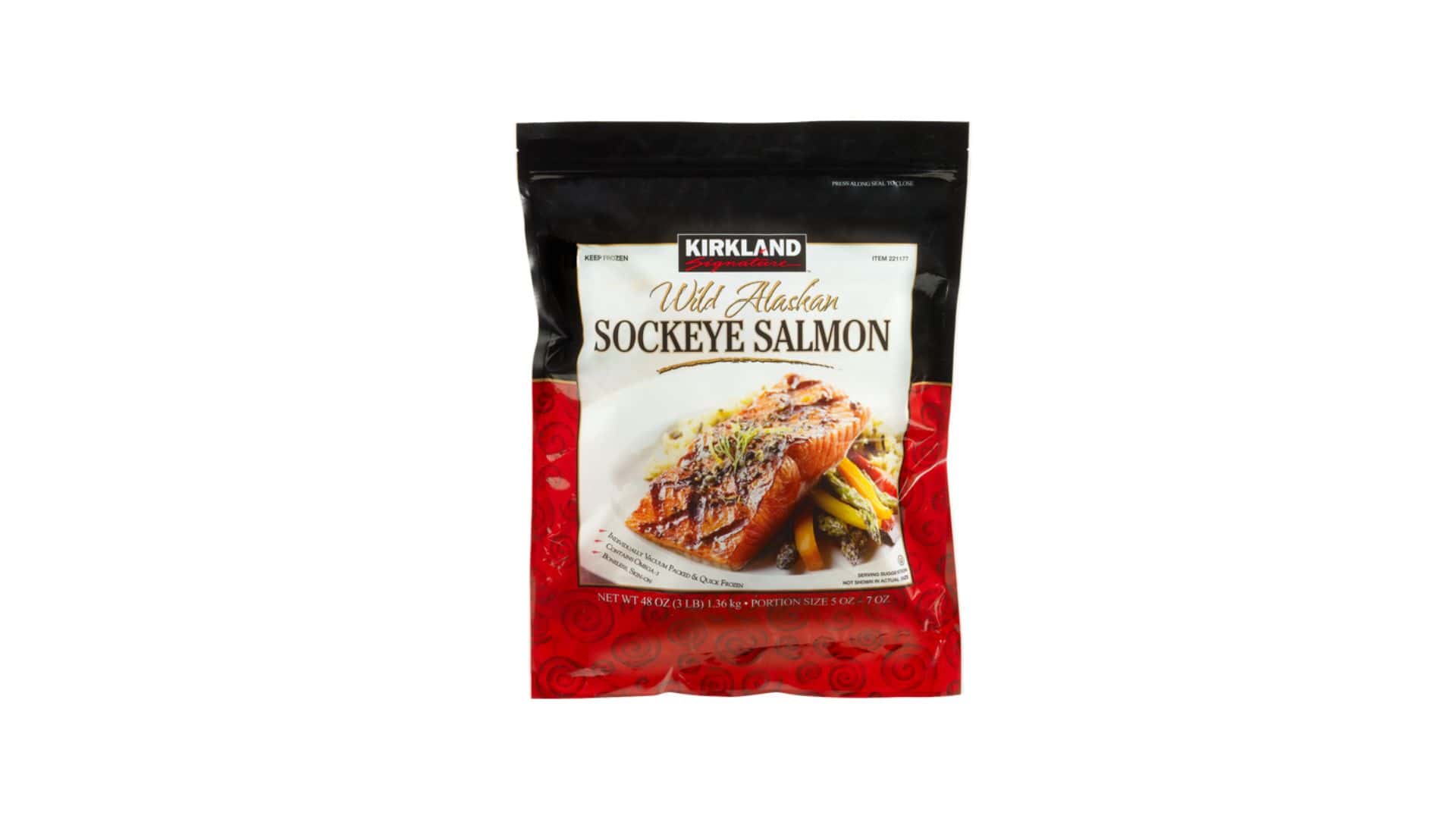 Kirkland Signature Fresh Wild Sockeye Salmon