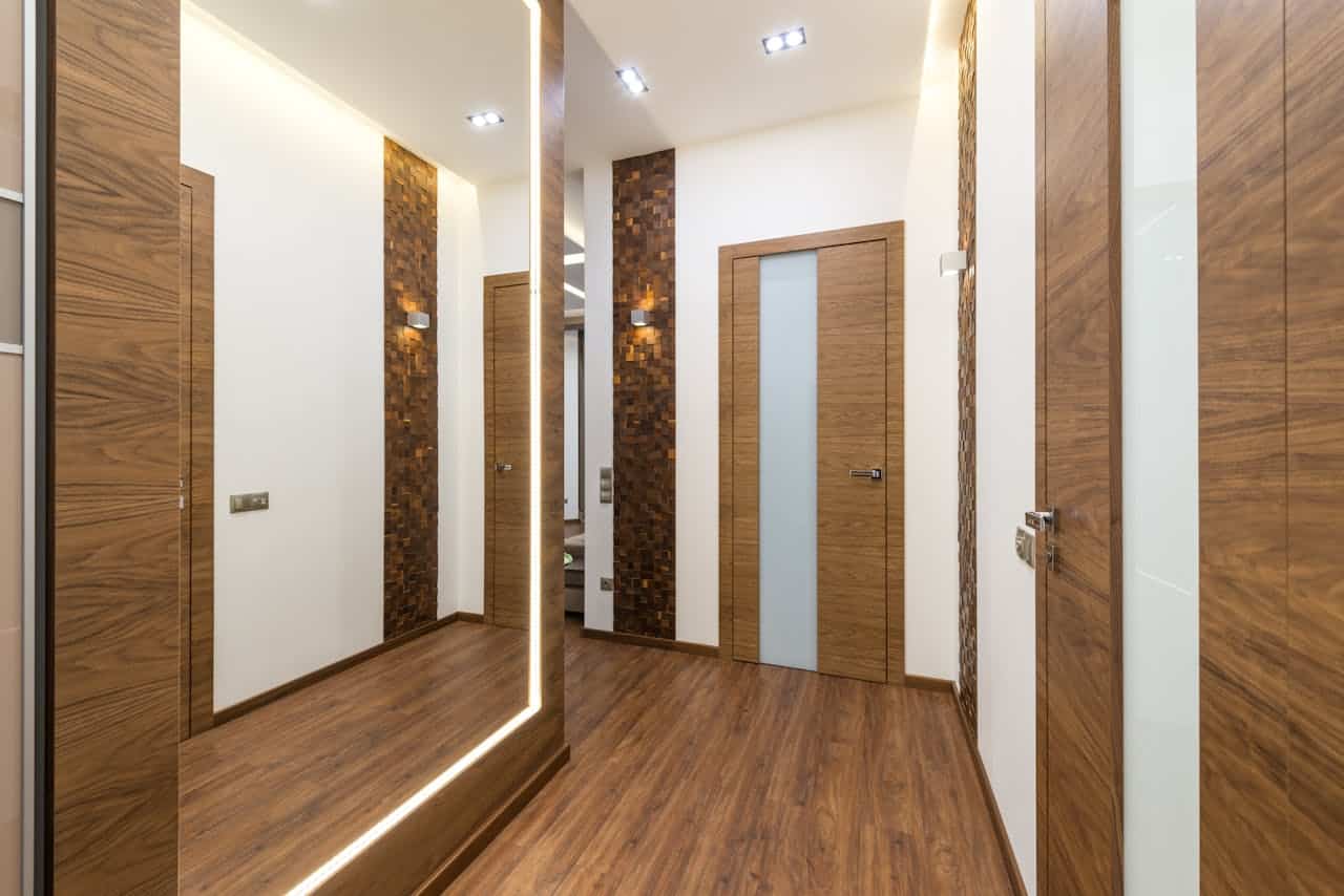 Wooden Doors in Modern Apartment Interior