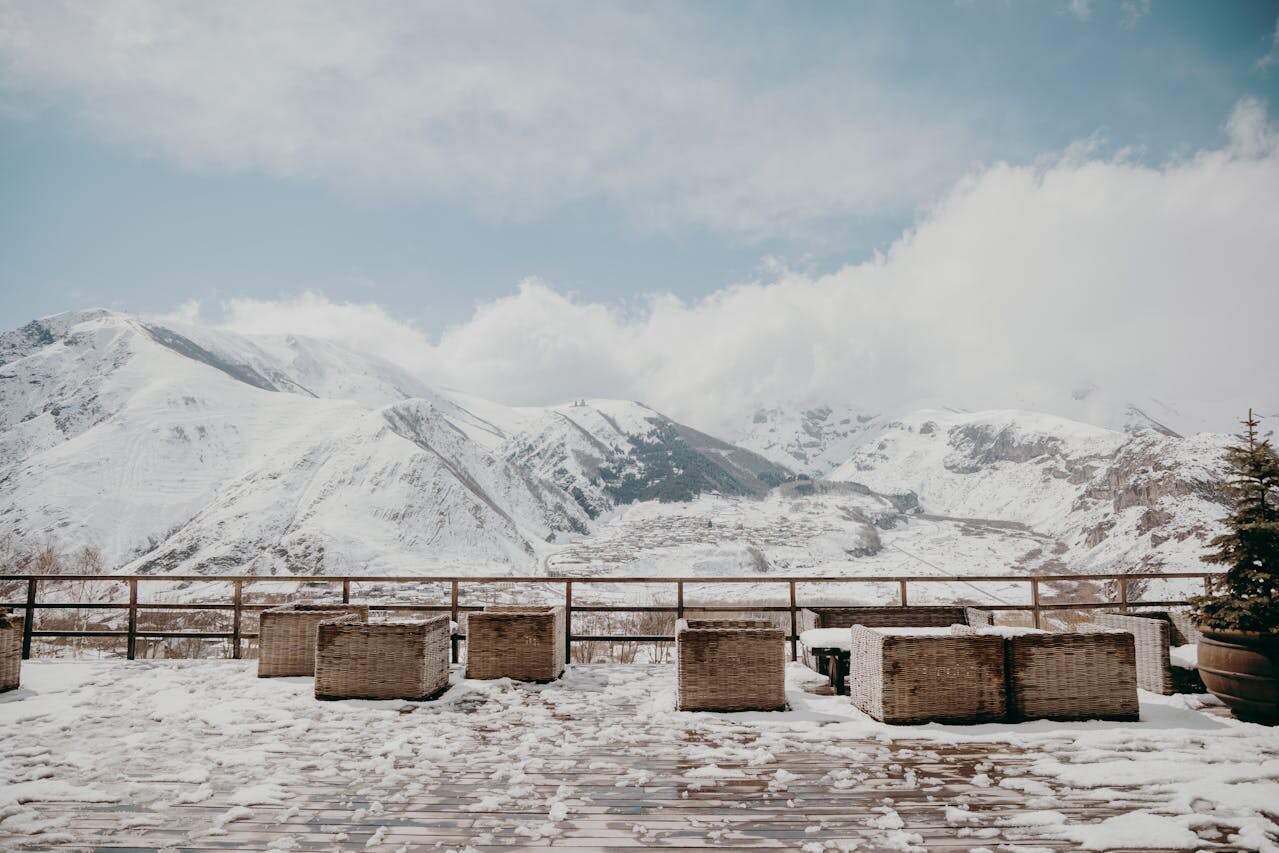 Terrace with View on Mountains