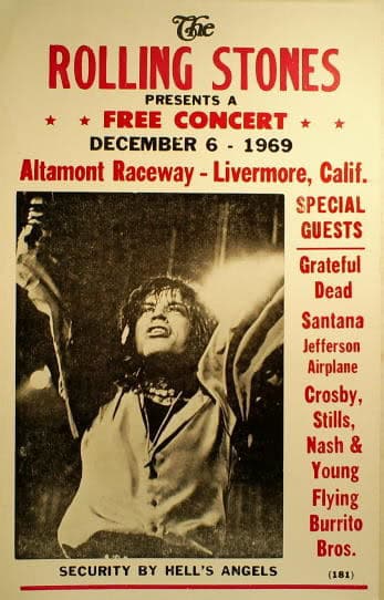 Rolling stones free concert posters